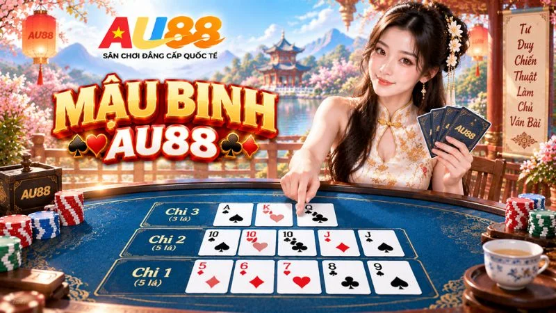 Mậu Binh AU88 (Binh Xập Xám) – Luật Chơi, Cách Xếp 3 Chi & Binh Lủng